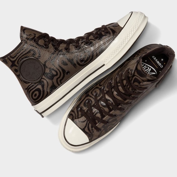 Converse x Willy Wonka Chuck 70 High 'Chocolate Swirl' A08151C Women’s 9 Men’s 7 - Picture 1 of 11